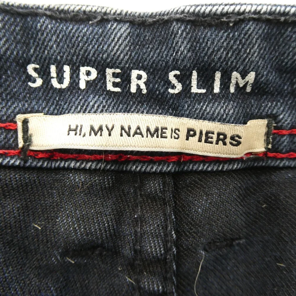 Tom Tailor Jeans Mens Size 32x34 Super Slim Piers Blue Cotton Denim Pant 32 x 34